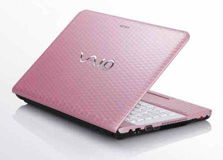 sony vaio s series pink laptop